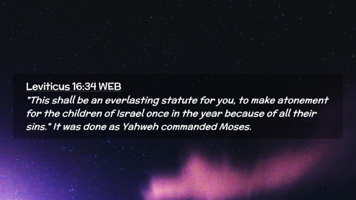 Picture 02 - Leviticus 16:34 WEB Desktop Wallpaper - 