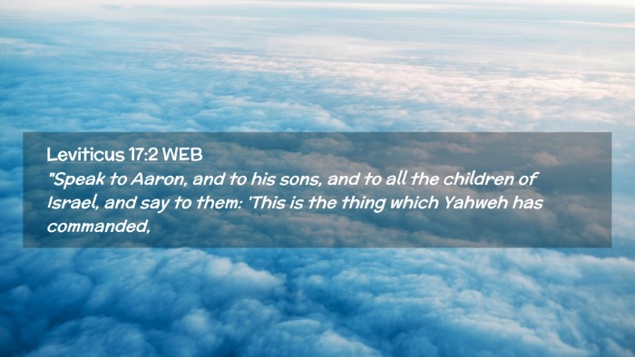 Picture 02 - Leviticus 17:2 WEB Desktop Wallpaper - 