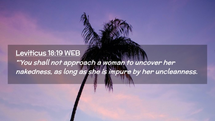 Picture 02 - Leviticus 18:19 WEB Desktop Wallpaper - 