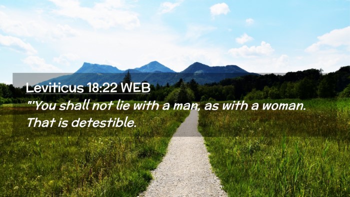 Picture 02 - Leviticus 18:22 WEB Desktop Wallpaper - 