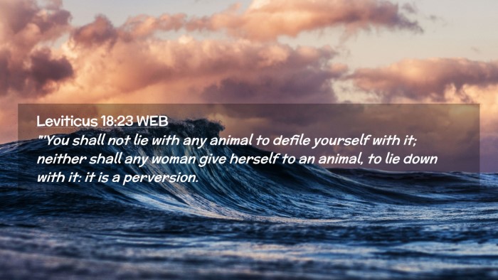 Picture 02 - Leviticus 18:23 WEB Desktop Wallpaper - 