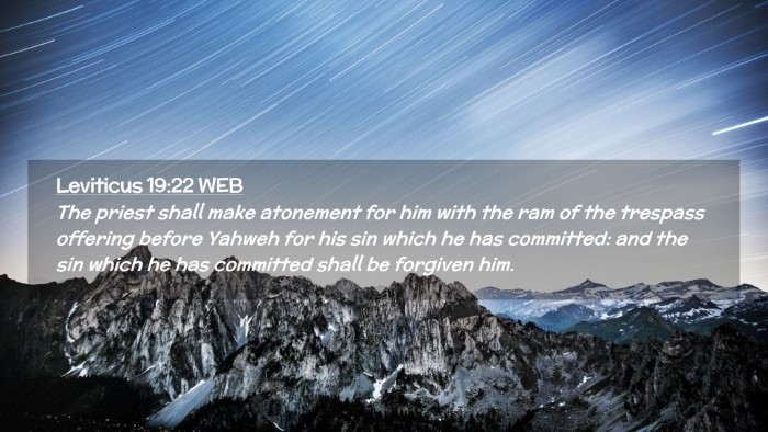 Picture 02 - Leviticus 19:22 WEB Desktop Wallpaper - The priest shall make atonement for him with the - Desktop Bible Verse Wallpaper