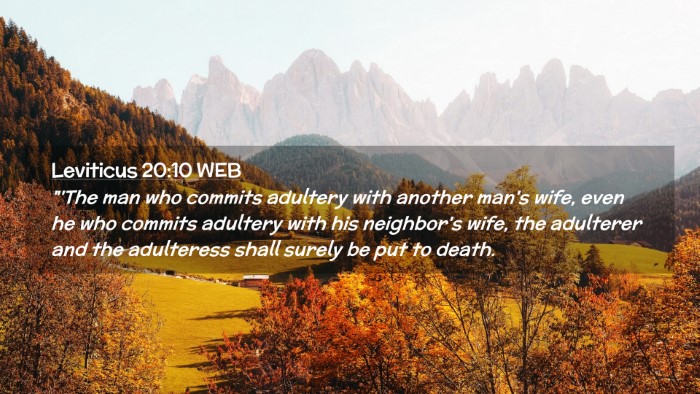 Picture 02 - Leviticus 20:10 WEB Desktop Wallpaper - 
