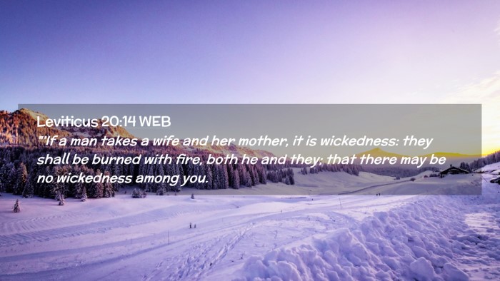 Picture 02 - Leviticus 20:14 WEB Desktop Wallpaper - 