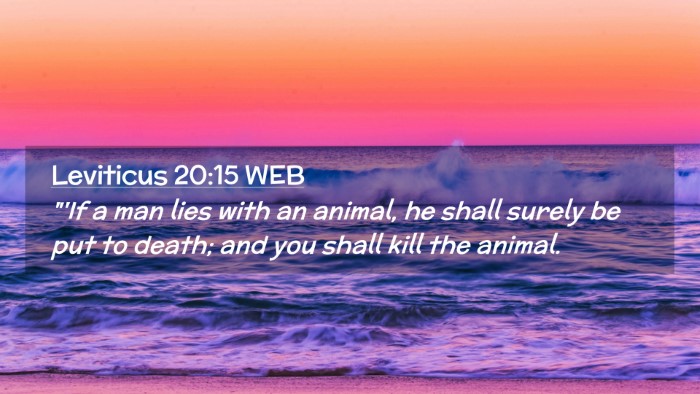 Picture 02 - Leviticus 20:15 WEB Desktop Wallpaper - 