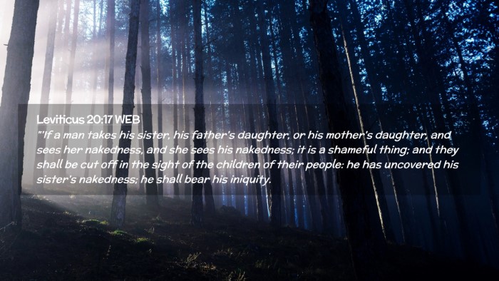 Picture 02 - Leviticus 20:17 WEB Desktop Wallpaper - 