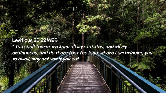 Picture 02 - Leviticus 20:22 WEB Desktop Wallpaper - 