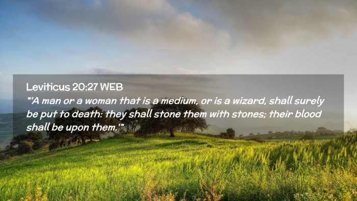 Picture 02 - Leviticus 20:27 WEB Desktop Wallpaper - 