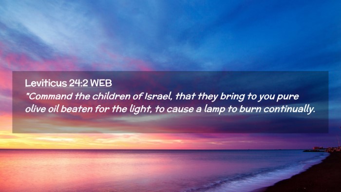 Picture 02 - Leviticus 24:2 WEB Desktop Wallpaper - 