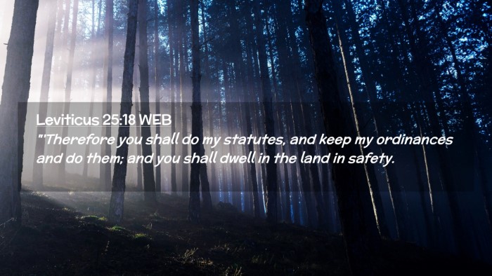 Picture 02 - Leviticus 25:18 WEB Desktop Wallpaper - 