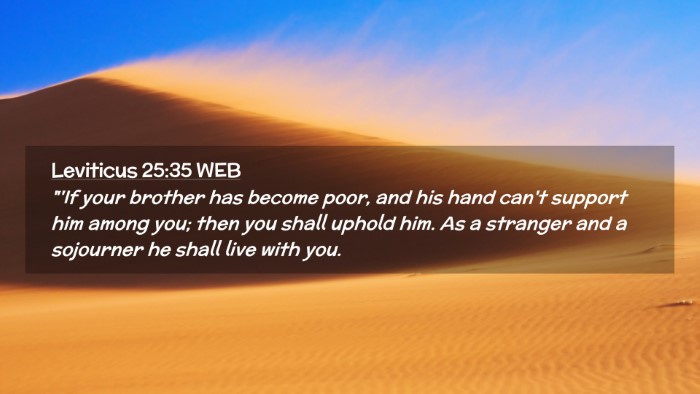 Picture 02 - Leviticus 25:35 WEB Desktop Wallpaper - 