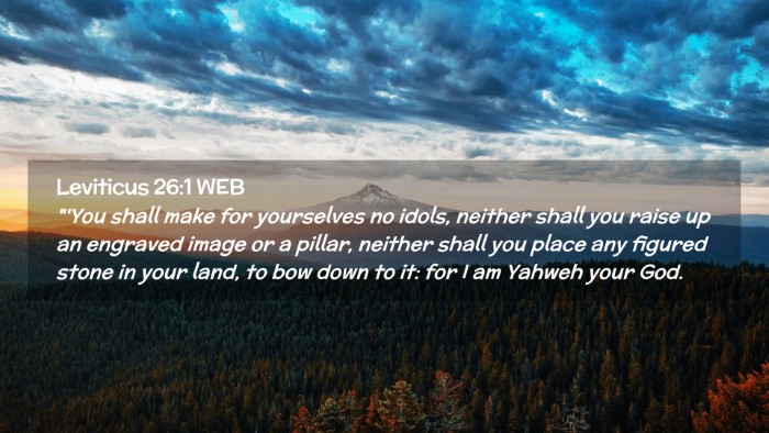 Picture 02 - Leviticus 26:1 WEB Desktop Wallpaper - 