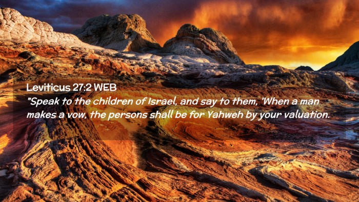 Picture 02 - Leviticus 27:2 WEB Desktop Wallpaper - 