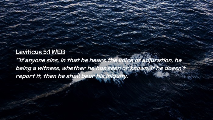 Picture 02 - Leviticus 5:1 WEB Desktop Wallpaper - 