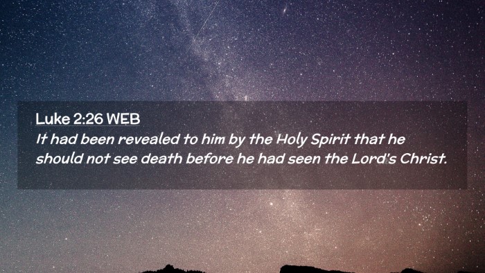 Picture 02 - Luke 2:26 WEB Desktop Wallpaper - It had been revealed to him by the Holy Spirit - Desktop Bible Verse Wallpaper