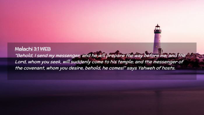 Picture 02 - Malachi 3:1 WEB Desktop Wallpaper - 