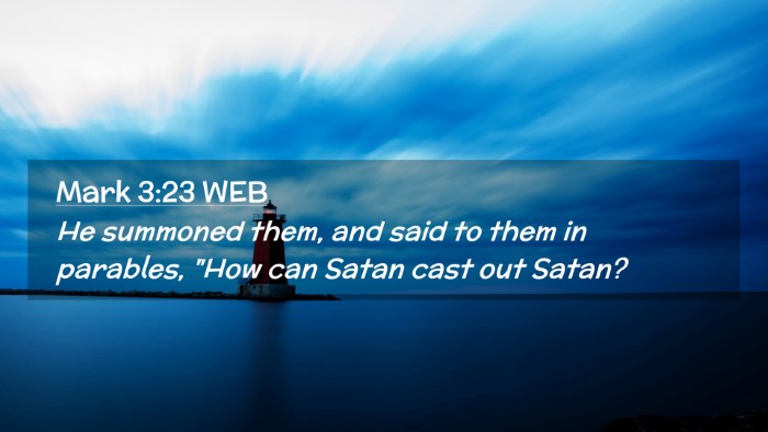Picture 02 - Mark 3:23 WEB Desktop Wallpaper - He summoned them, and said to them in parables, - Desktop Bible Verse Wallpaper