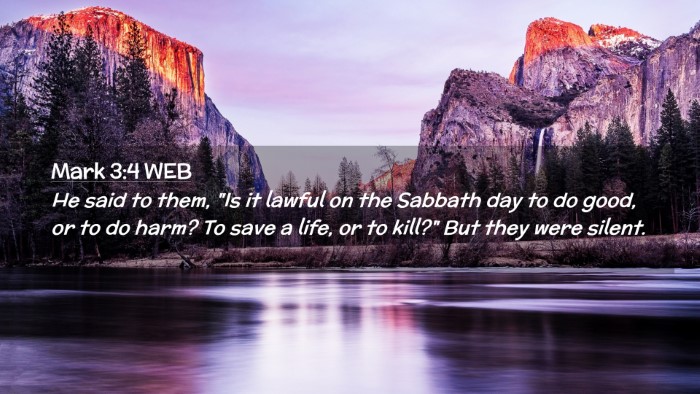 Picture 02 - Mark 3:4 WEB Desktop Wallpaper - He said to them, 