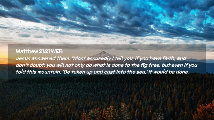 Picture 02 - Matthew 21:21 WEB Desktop Wallpaper - Jesus answered them, 