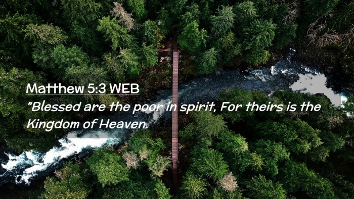 Picture 02 - Matthew 5:3 WEB Desktop Wallpaper - 
