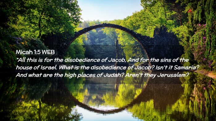 Picture 02 - Micah 1:5 WEB Desktop Wallpaper - 
