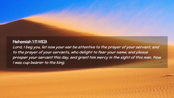 Picture 02 - Nehemiah 1:11 WEB Desktop Wallpaper - Lord, I beg you, let now your ear be attentive to - Desktop Bible Verse Wallpaper