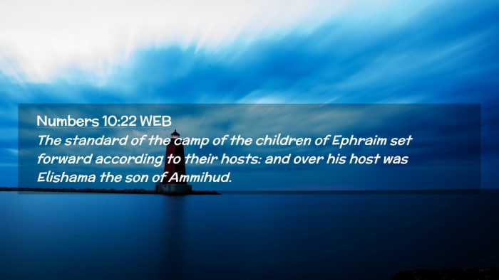 Picture 02 - Numbers 10:22 WEB Desktop Wallpaper - The standard of the camp of the children of - Desktop Bible Verse Wallpaper