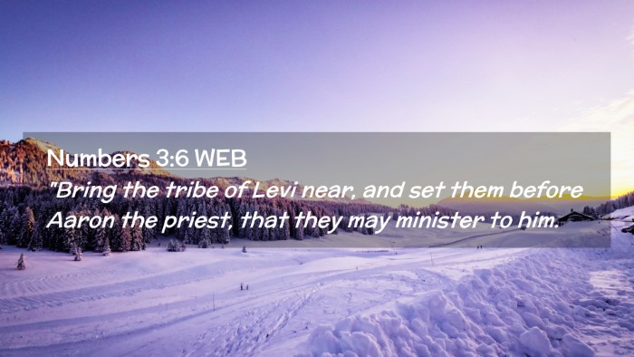 Picture 02 - Numbers 3:6 WEB Desktop Wallpaper - 