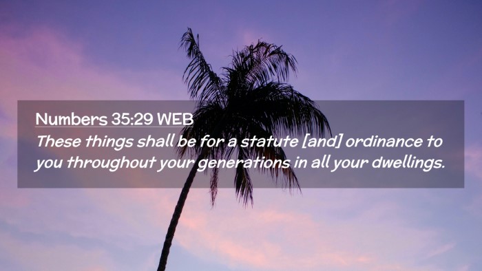Picture 02 - Numbers 35:29 WEB Desktop Wallpaper - These things shall be for a statute [and] - Desktop Bible Verse Wallpaper