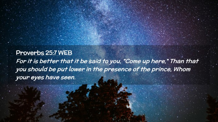 Picture 02 - Proverbs 25:7 WEB Desktop Wallpaper - For it is better that it be said to you, 
