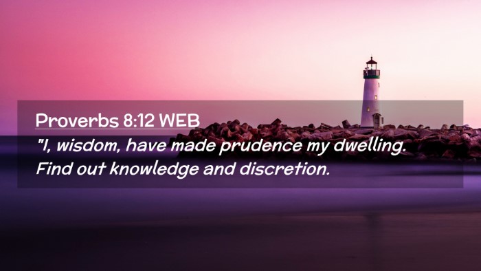 Picture 02 - Proverbs 8:12 WEB Desktop Wallpaper - 