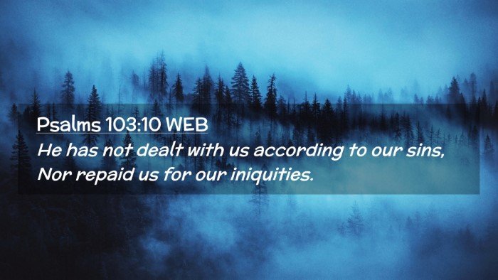 Picture 02 - Psalms 103:10 WEB Desktop Wallpaper - He has not dealt with us according to our sins, - Desktop Bible Verse Wallpaper