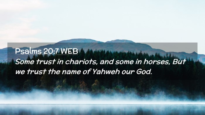 Picture 02 - Psalms 20:7 WEB Desktop Wallpaper - Some trust in chariots, and some in horses, But - Desktop Bible Verse Wallpaper