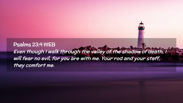 Picture 02 - Psalms 23:4 WEB Desktop Wallpaper - Even though I walk through the valley of the - Desktop Bible Verse Wallpaper