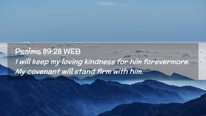 Picture 02 - Psalms 89:28 WEB Desktop Wallpaper - I will keep my loving kindness for him - Desktop Bible Verse Wallpaper