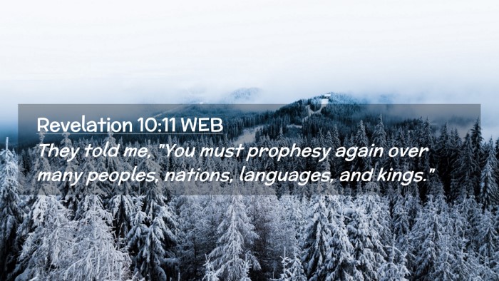 Picture 02 - Revelation 10:11 WEB Desktop Wallpaper - They told me, 