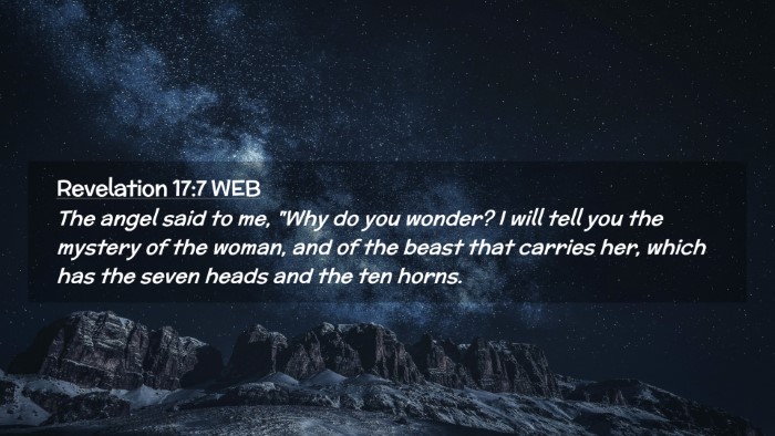 Picture 02 - Revelation 17:7 WEB Desktop Wallpaper - The angel said to me, 