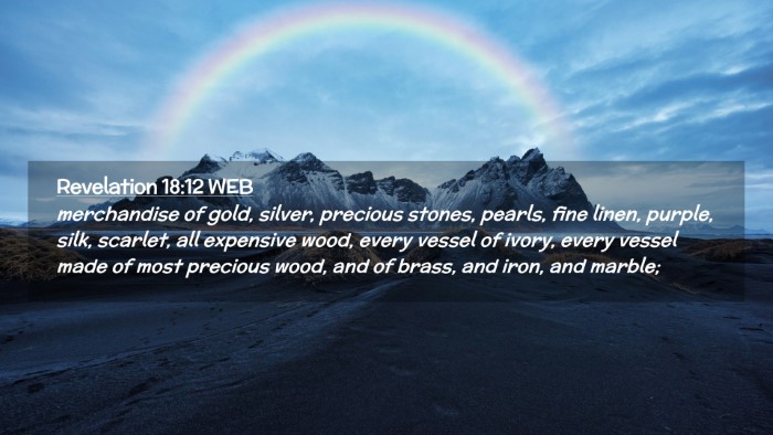 Picture 02 - Revelation 18:12 WEB Desktop Wallpaper - merchandise of gold, silver, precious stones, - Desktop Bible Verse Wallpaper