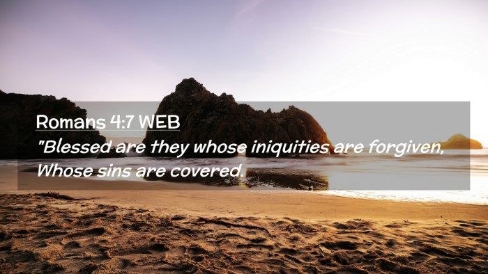 Picture 02 - Romans 4:7 WEB Desktop Wallpaper - 