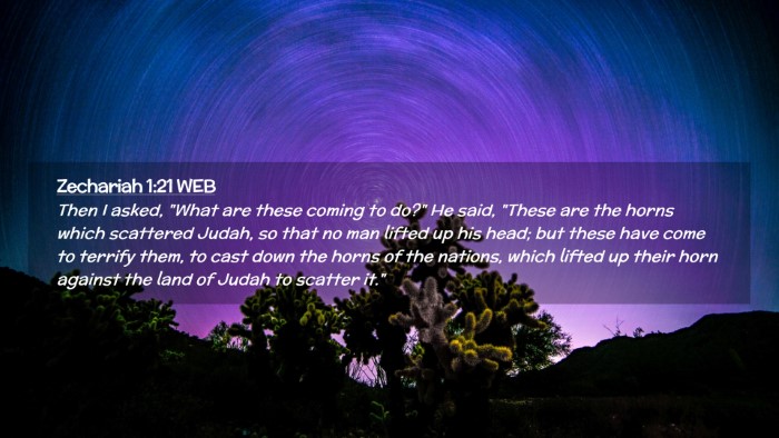 Picture 02 - Zechariah 1:21 WEB Desktop Wallpaper - Then I asked, 