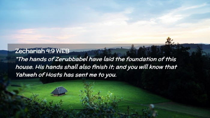 Picture 02 - Zechariah 4:9 WEB Desktop Wallpaper - 