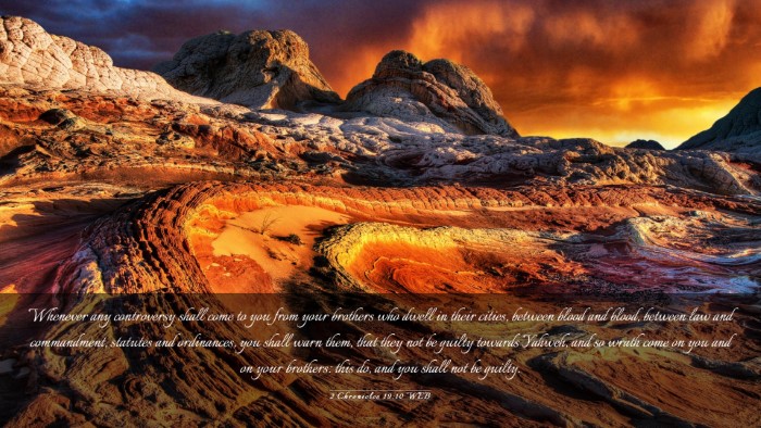 Picture 03 - 2 Chronicles 19:10 WEB Desktop Wallpaper - Whenever any controversy shall come to you from - Desktop Bible Verse Wallpaper