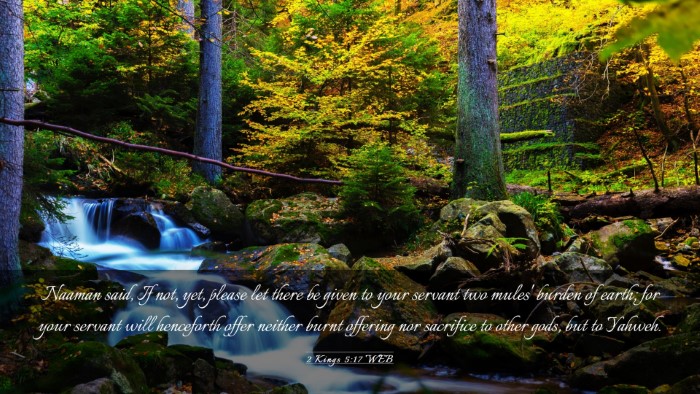 Picture 03 - 2 Kings 5:17 WEB Desktop Wallpaper - Naaman said, If not, yet, please let there be - Desktop Bible Verse Wallpaper