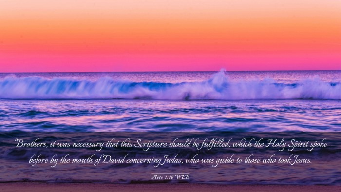 Picture 03 - Acts 1:16 WEB Desktop Wallpaper - 
