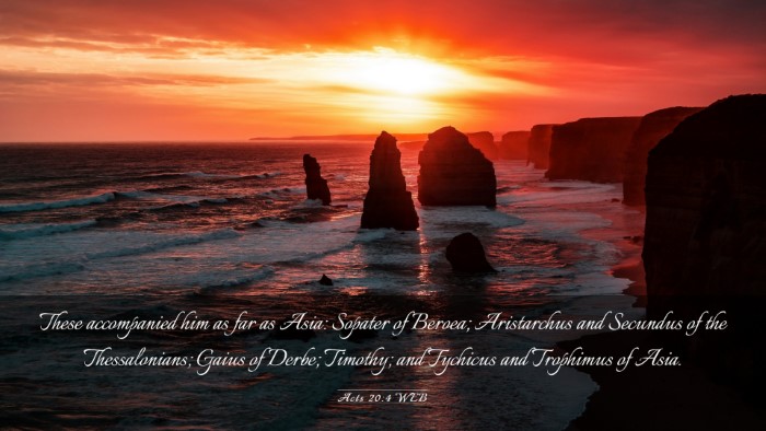Picture 03 - Acts 20:4 WEB Desktop Wallpaper - These accompanied him as far as Asia: Sopater of - Desktop Bible Verse Wallpaper
