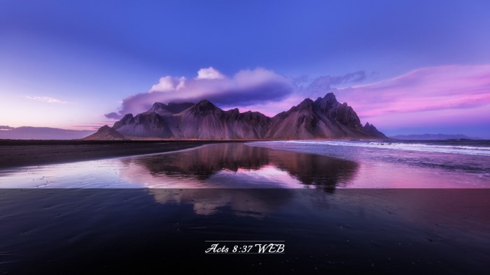Picture 03 - Acts 8:37 WEB Desktop Wallpaper -  - Desktop Bible Verse Wallpaper