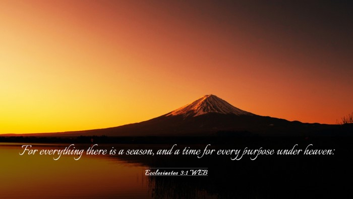 Picture 03 - Ecclesiastes 3:1 WEB Desktop Wallpaper - For everything there is a season, and a time for - Desktop Bible Verse Wallpaper