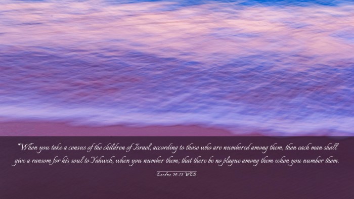 Picture 03 - Exodus 30:12 WEB Desktop Wallpaper - 