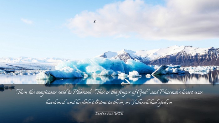 Picture 03 - Exodus 8:19 WEB Desktop Wallpaper - Then the magicians said to Pharaoh, 
