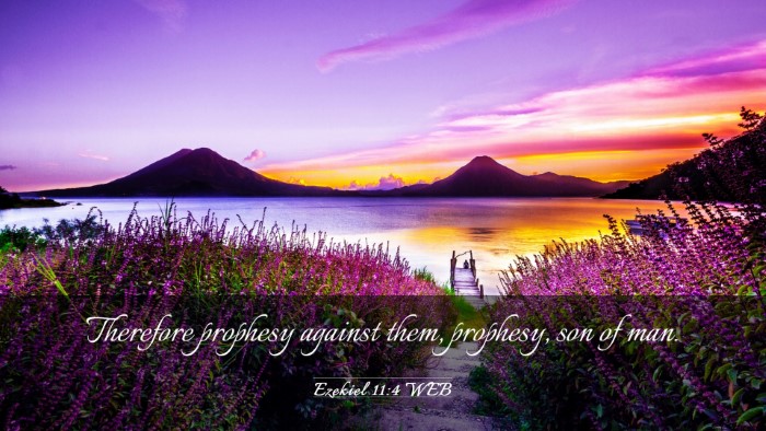 Picture 03 - Ezekiel 11:4 WEB Desktop Wallpaper - Therefore prophesy against them, prophesy, son of - Desktop Bible Verse Wallpaper